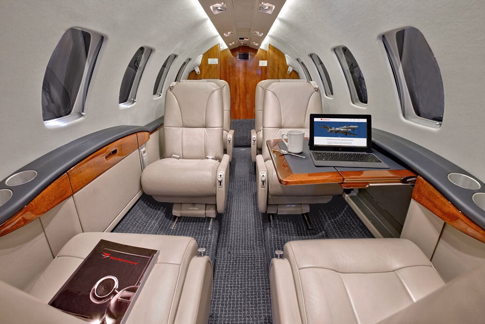 Citation CJ2 cabin